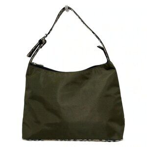 Burberry Blue Label - Dark Green Nylon Leather Shoulder Bag